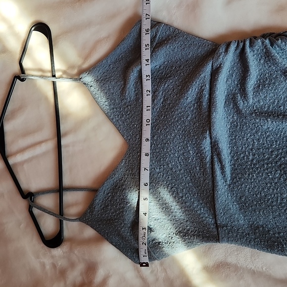 Women's Junior Size, Bodycon Sparkling Blue with Ruched Side Part & Slit Dress - Picture 7 of 11